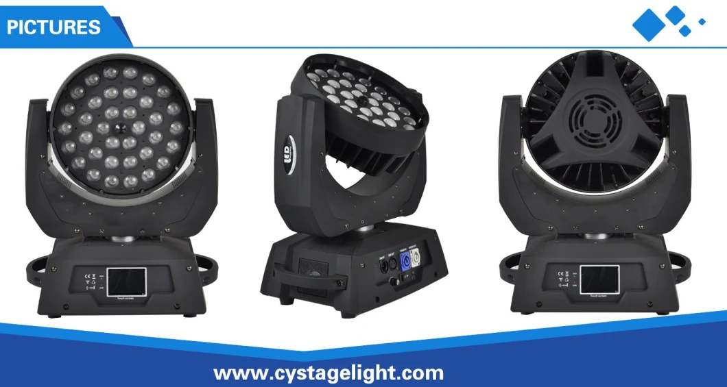 RGBW Wash Stage Light 4in1 LED Moving Head 36X10W Zoom