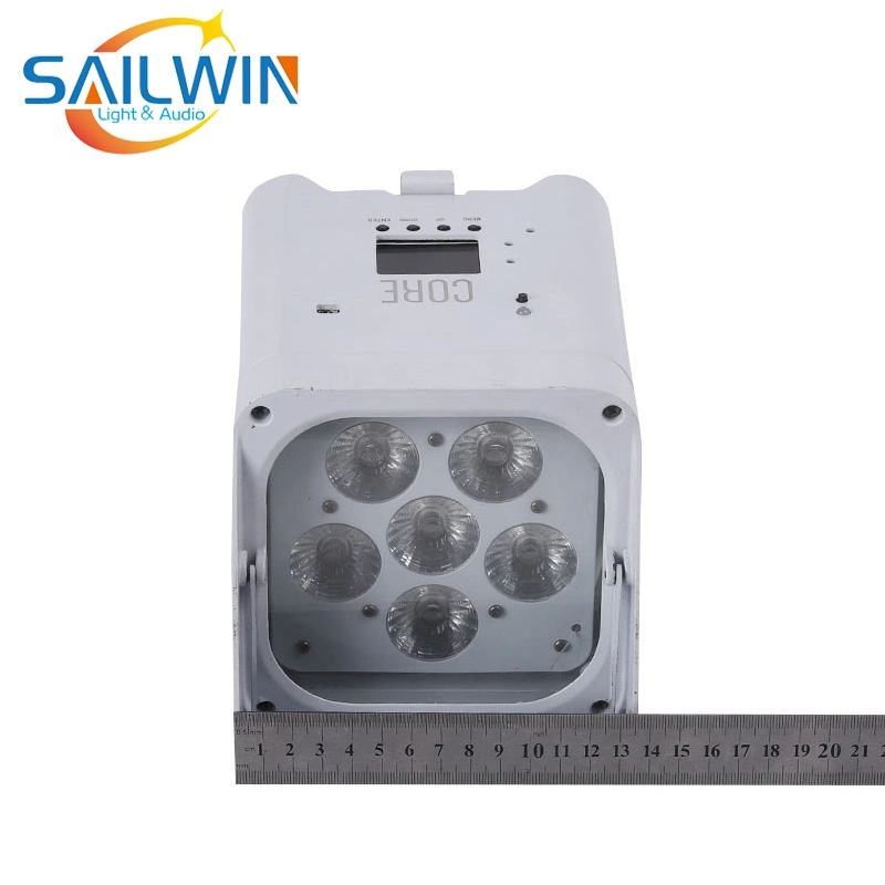 China Stage Light 6*18W APP Mobile Battery Powered LED PAR Can