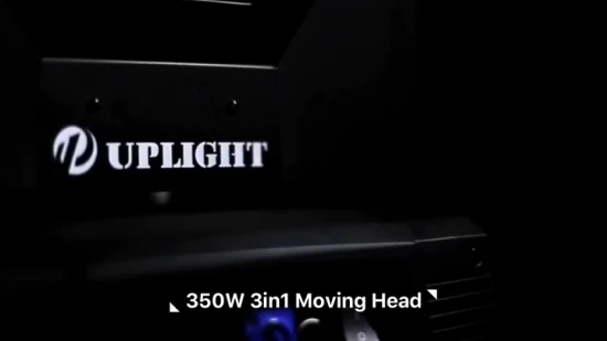Luce a testa mobile LED stroboscopica con fascio spot da 350 W per DJ
