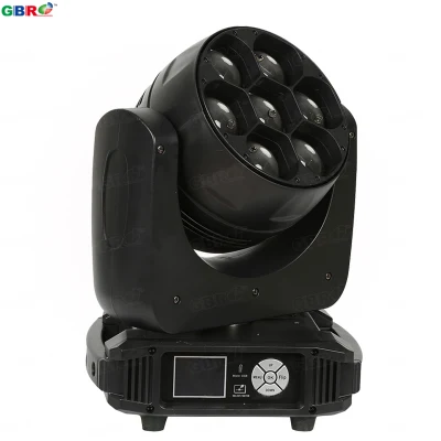 Gbr-Wl740 Illuminazione scenica 7X40W Zoom Wash Testa mobile LED