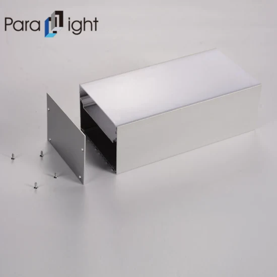 Strisce LED a testa mobile con profilo LED Pxg-12050 montate su superficie